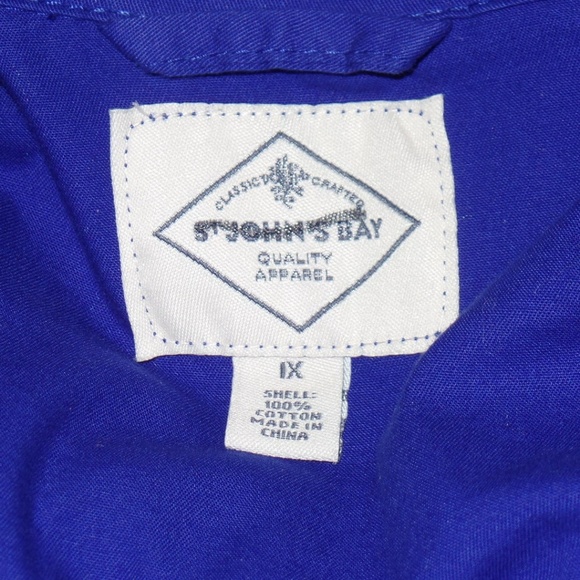 NWT Blue Zip Jacket Blazer Casual Cargo Plus NEW - Picture 5 of 6